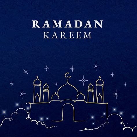 Editable Ramadan Template Vector For Social Media Post With Islamic