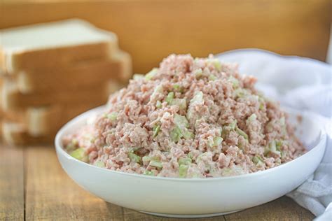 Finely dice the ham by hand, or place the ham in a food processor and pulse until finely chopped. Ham Salad Recipe (Spread or Sandwiches) - Dinner, then Dessert