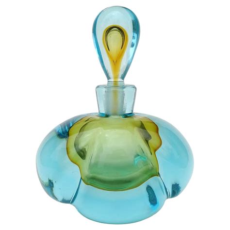Italian Murano Glass Alfredo Barbini Tent Perfume Bottle Or Decanter