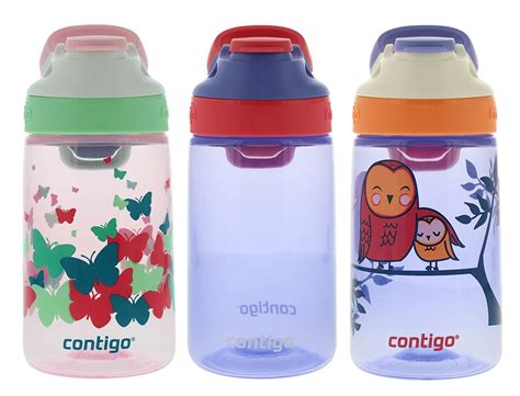 Contigo Kids Autoseal Gizmo Water Bottles 14oz 3 Pack Ebay