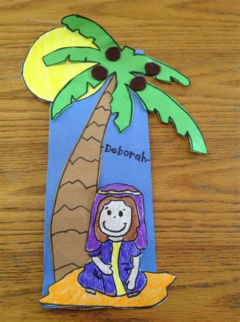 Deborah Bible Craft By Lety Sunday School Crafts Bible School Crafts Bible Story Crafts