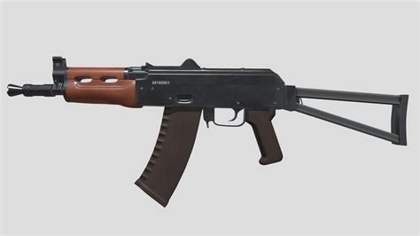 Aks 74u Assault Rifle 3d Model By User77 3e79255 Sketchfab