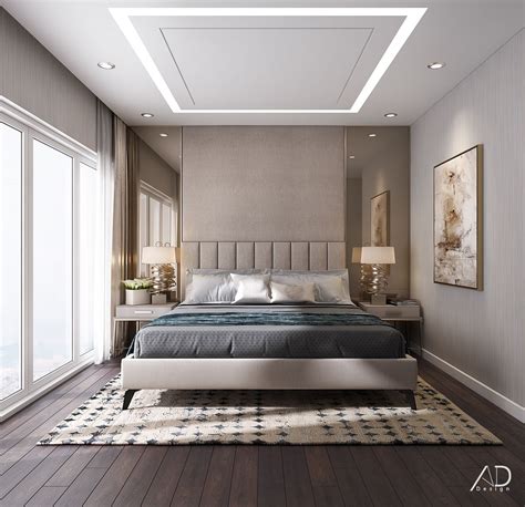Modern Master Bedroom Ceiling Design
