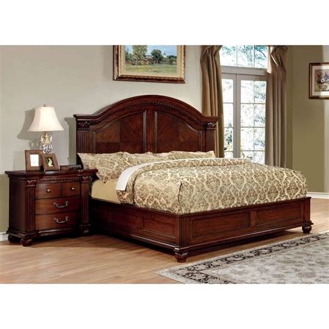 Furniture Of America Tamp Traditional Cherry 2 Piece Bedroom Set On