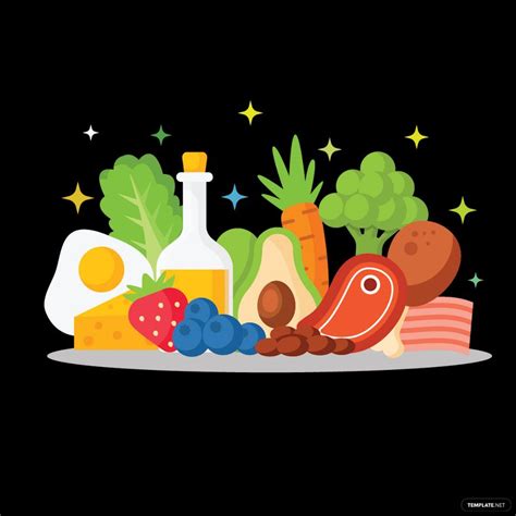 Healthy Food Vector In Svg  Eps Png Illustrator Download