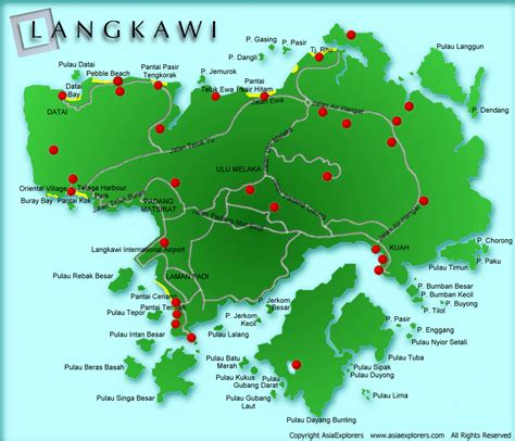 Morning Polaris Holidays And Event Langkawi Map