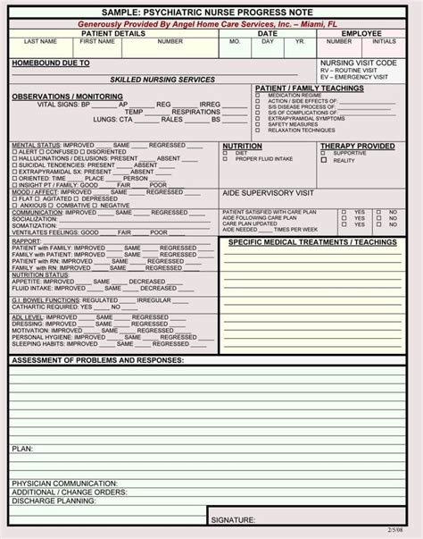 Nurse Notes Template New Professional Template Nursing Notes Notes