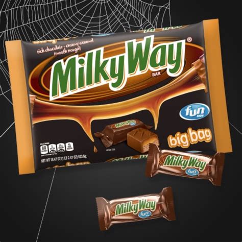 Milky Way Caramel Milk Chocolate Halloween Candy Fun Size Bars 1847oz Smiths Food And Drug