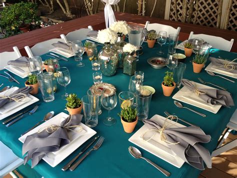 They do so much to help break the ice, spice up the fun, and make the event more memorable. Dinner party table. Super set up for all around talking ...