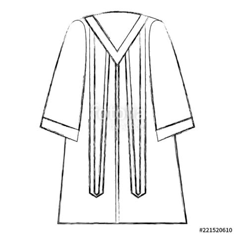 Graduation Gown Drawing Free Download On Clipartmag