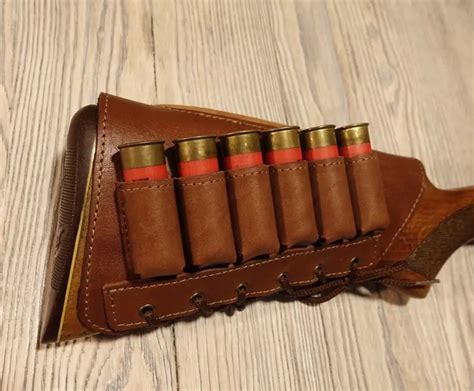 Hunting Hunting Gun Holsters Belts And Pouches Leather Rifle Ammo Pouch