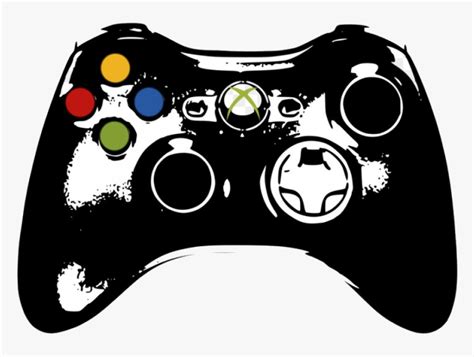 Black Xbox Controller Clip Art