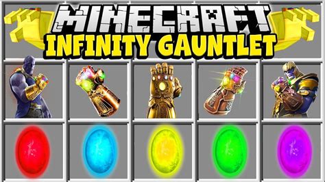 Minecraft Infinity Gauntlet Mod L Collect All Infinity