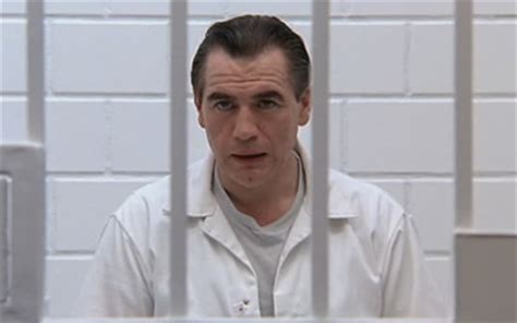 Lecter is a serial killer who eats his victims. Brian Cox as Dr. Hannibal Lecktor in Manhunter (1986)