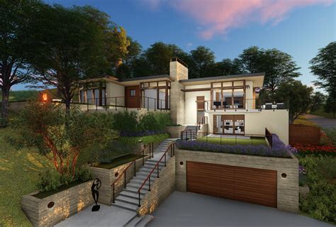 Modern Hillside Homes Plans Modern House