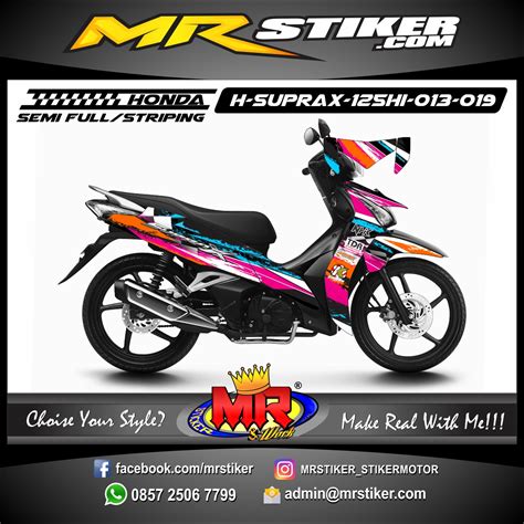 Beli produk velg supra x 125 berkualitas dengan harga murah dari berbagai pelapak di indonesia. Stiker motor decal Supra X 125 FI HELM IN Splash neon ...