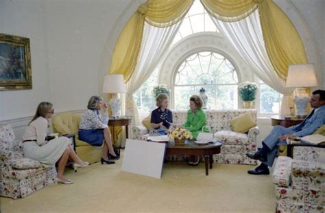 1974 First Lady Betty Ford Holds A Meeting In The West