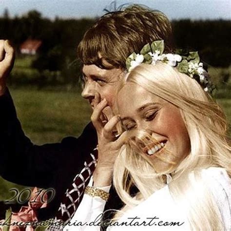 Björn Ulvaeus Marrying Agnetha Fältskog In 1971 The Marriage Was Called The Wedding Of The
