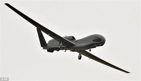 mod reveals u s air force spy drone global hawk has flown in uk airspace daily mail online