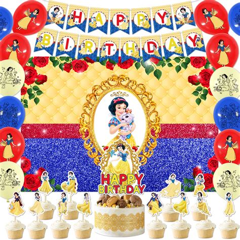 Buy Snow White Birthday Party Supplies Decorations Include Snow White