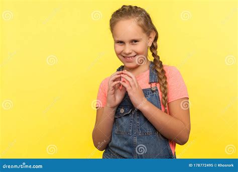 Sneaky Sly Scheming Young Woman Plotting Something Stock Image 73422799