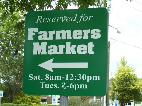 Cary Nc Downtown Cary Farmers Market Sign Photo Picture Image