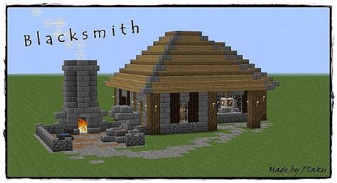 How To Build A Blacksmith Shop In Minecraft Shop Poin