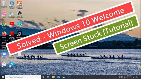 Solved Windows 10 Welcome Screen Stuck Tutorial Youtube