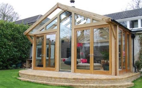 A Well Designed Oak Framed Conservatory On What Is Essentially An
