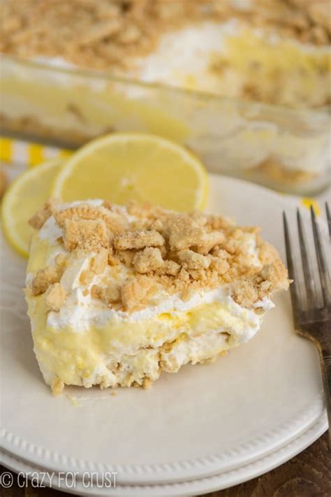 No Bake Golden Oreo Lemon Dessert Crazy For Crust