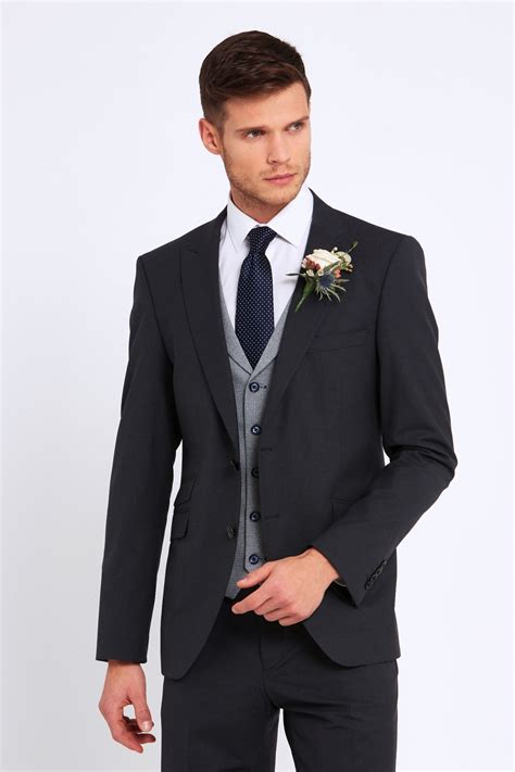 Charcoal Johnny 3 Piece Suit Mens Suits Suiting Mens 3 Piece Suits