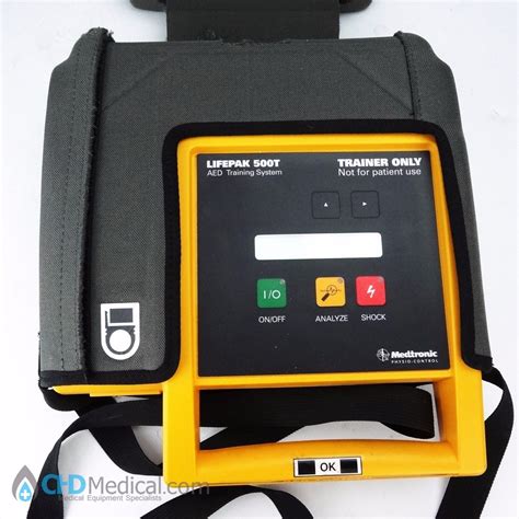Medtronic Lifepak 500t Aed Training System With Case Chd Medical