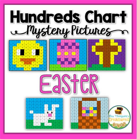 Hundreds Chart Easter Cover Mrs Thompsons Treasures