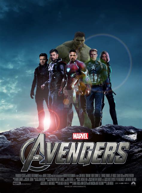Marvels Avengers Movie Poster By Arkhamnatic On Deviantart