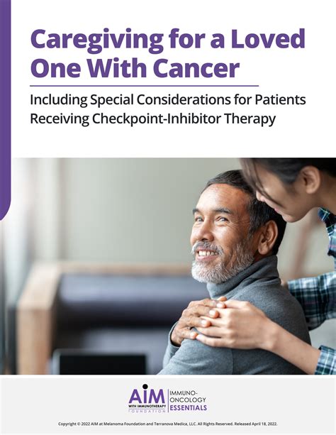 Caregiving For A Loved One With Cancer Aim With Immunotherapy