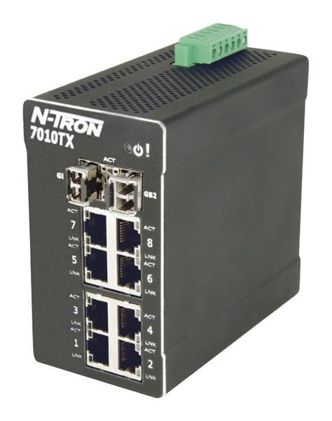 7010tx Red Lion Controls Switch 10 Ports Industrial