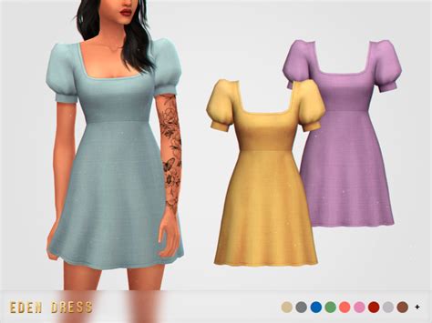 Candysims4 Sims 4 Dresses Maxis Match Clothes For Wom