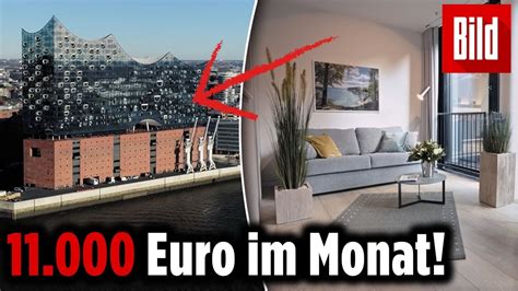 Wohnen in hamburgs teuerster dachwohnung. Erste Luxus-Wohnung in Elbphilharmonie fertig - YouTube
