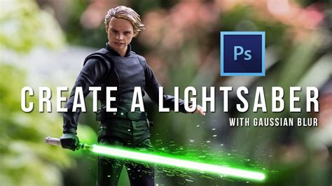 lightsaber effect tutorial with adobe photoshop toyphotography youtube
