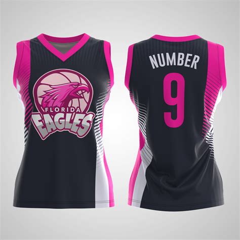 Sublimated Womens Basketball Jersey Top For Girls Basketball Teams