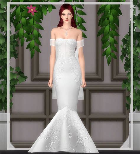 Patreon Sims 4 Wedding Dress Sims 4 Dresses Wedding Dresses