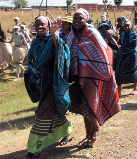 Parade Of Basotho Women Lesotho Traditional Sotho Countries In South Africa African