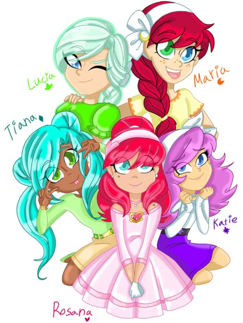 Coloring page lolirock group photo 1. Lolirock News — Coloring finished Here are the girls ...