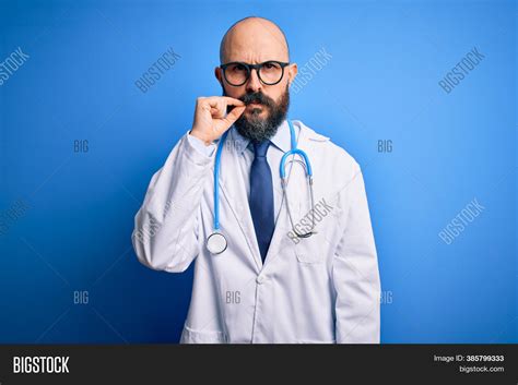 Handsome Bald Doctor Image And Photo Free Trial Bigstock