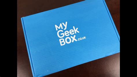 March My Geek Box Mystery Box Unboxing Video Youtube