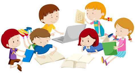 Learning Together Clip Art
