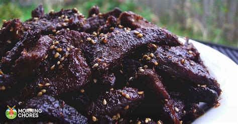 Pour soy sauce, worcestershire sauce, liquid smoke, brown sugar, salt, pepper, meat tenderizer, garlic powder, onion powder, and paprika over beef. Best Ground Beef Jerky Recipe : 10 Best Jalapeno Jerky ...