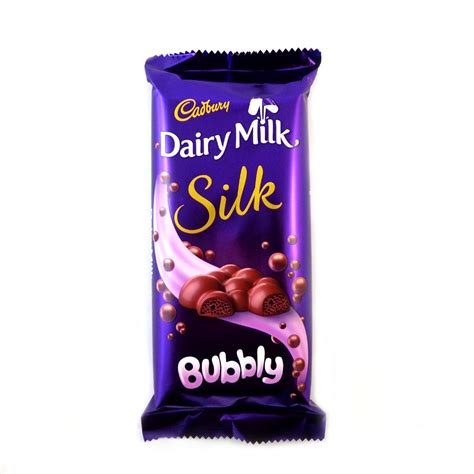 Cadbury Dairy Milk Silk Bubbly 120 Gms Insity