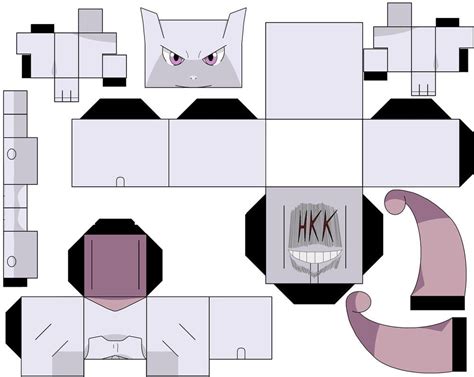 Mewtwo By Hollowkingking On Deviantart Papercraft Pokemon Paper