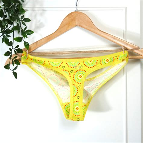 Womens Organic Cotton Thongs Mara Designs You Underwear